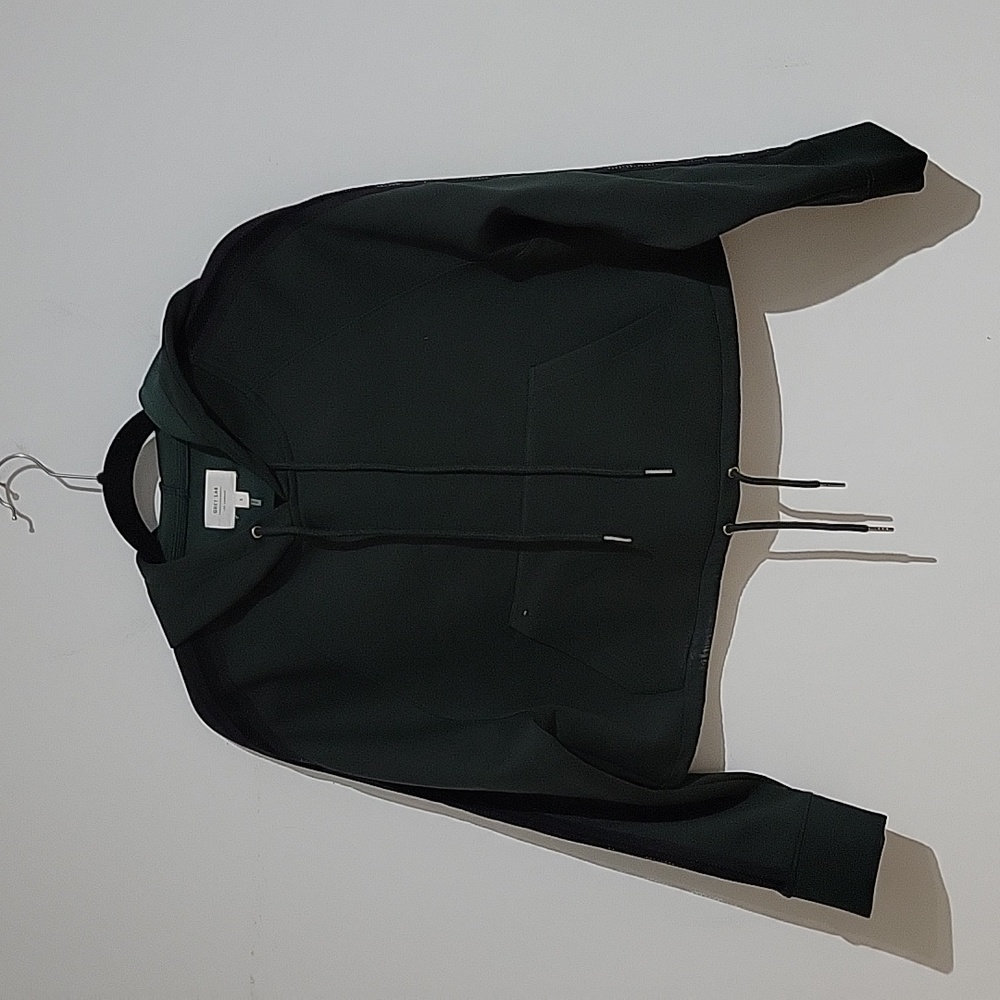 Dark green cropped hoodie